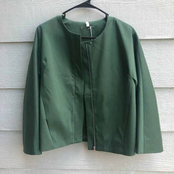 COS NWT Green Cropped Blazer | 6 - Picture 3 of 10
